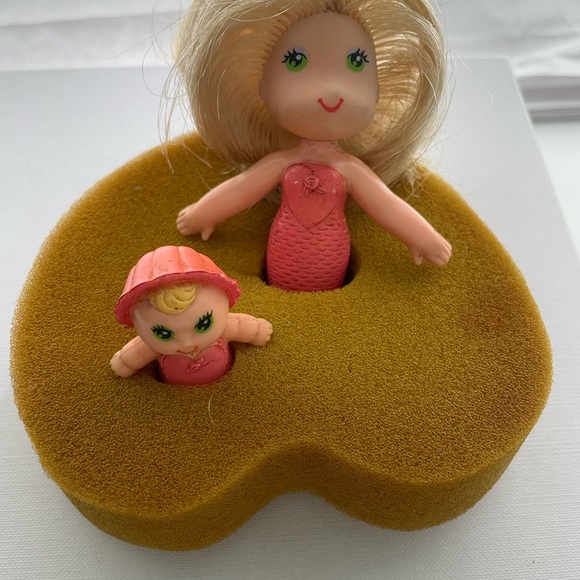 SeaWee Vintage Mermaid and Baby Star With Original Heart Float Very Rare - Picture 1 of 3